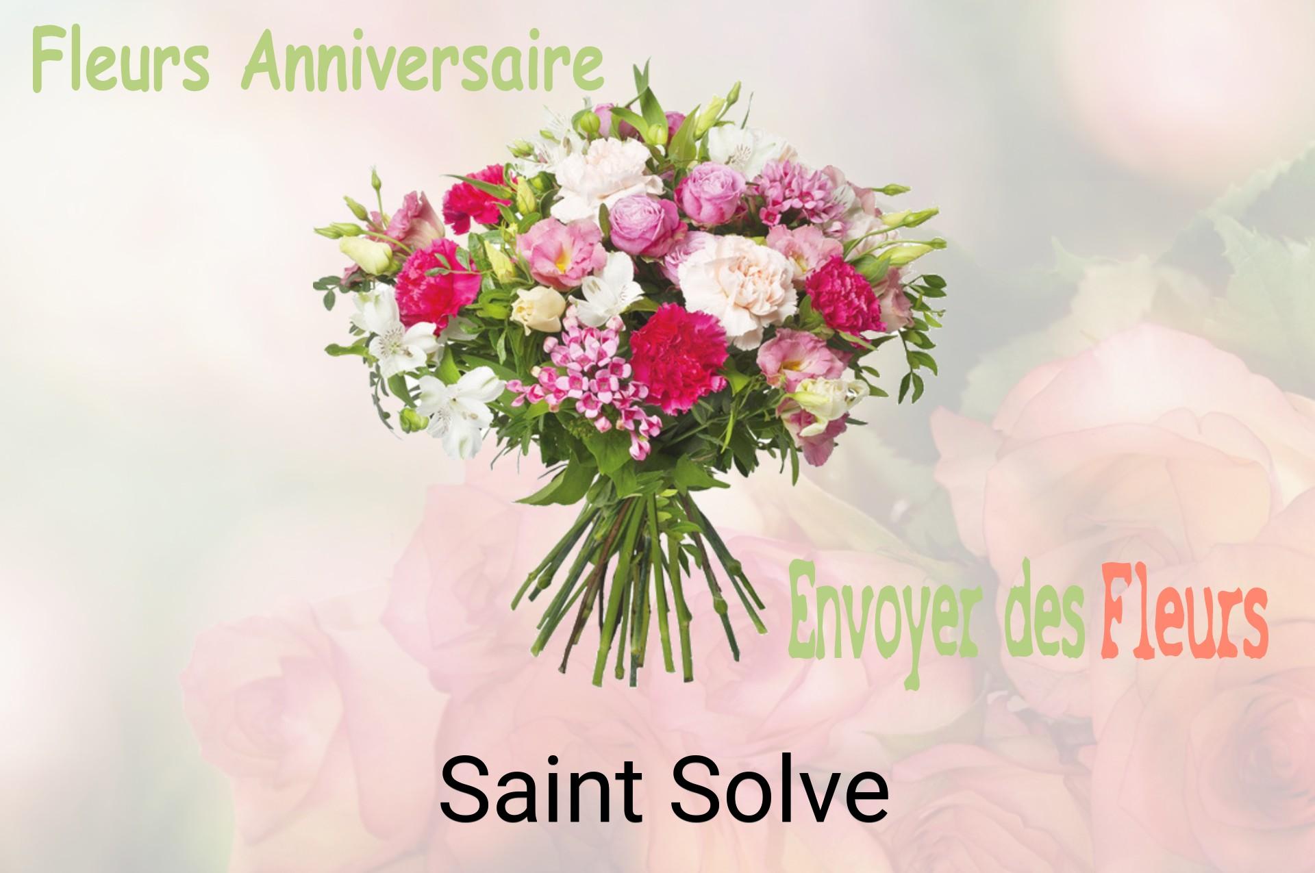 Bouquet de fleurs d’anniversaire livré à Saint-Solve